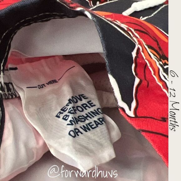 Old Navy Lobster Swim Trunks Baby Size 6-12 Months - Picture 6 of 8